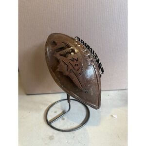 Baltimore Ravens Brass Metal Football With Stand Vintage Collectible RARE